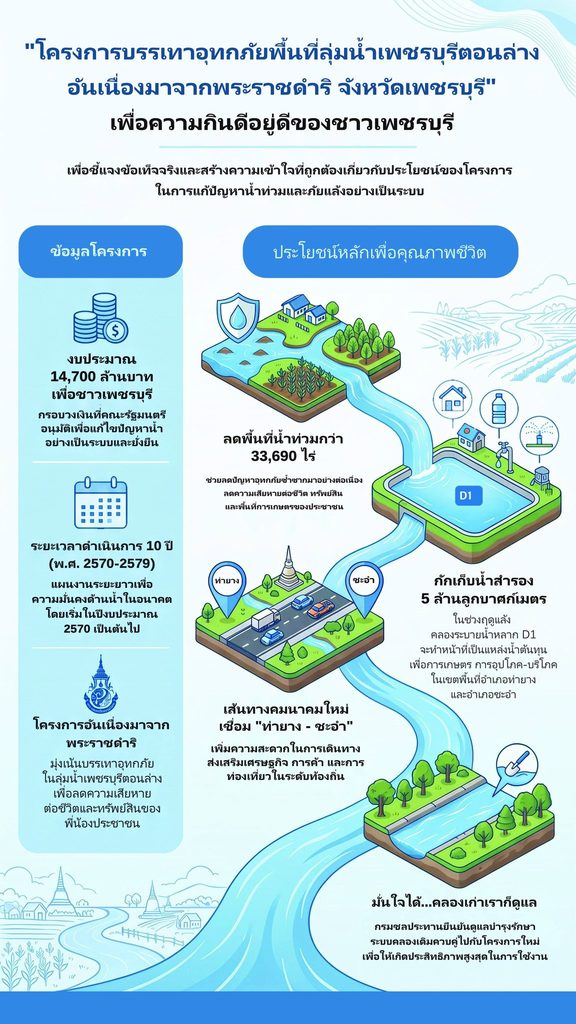 โครงการบรรเทาอุทกภัยเพชรบุรี ,น้ำท่วมเพชรบุรี