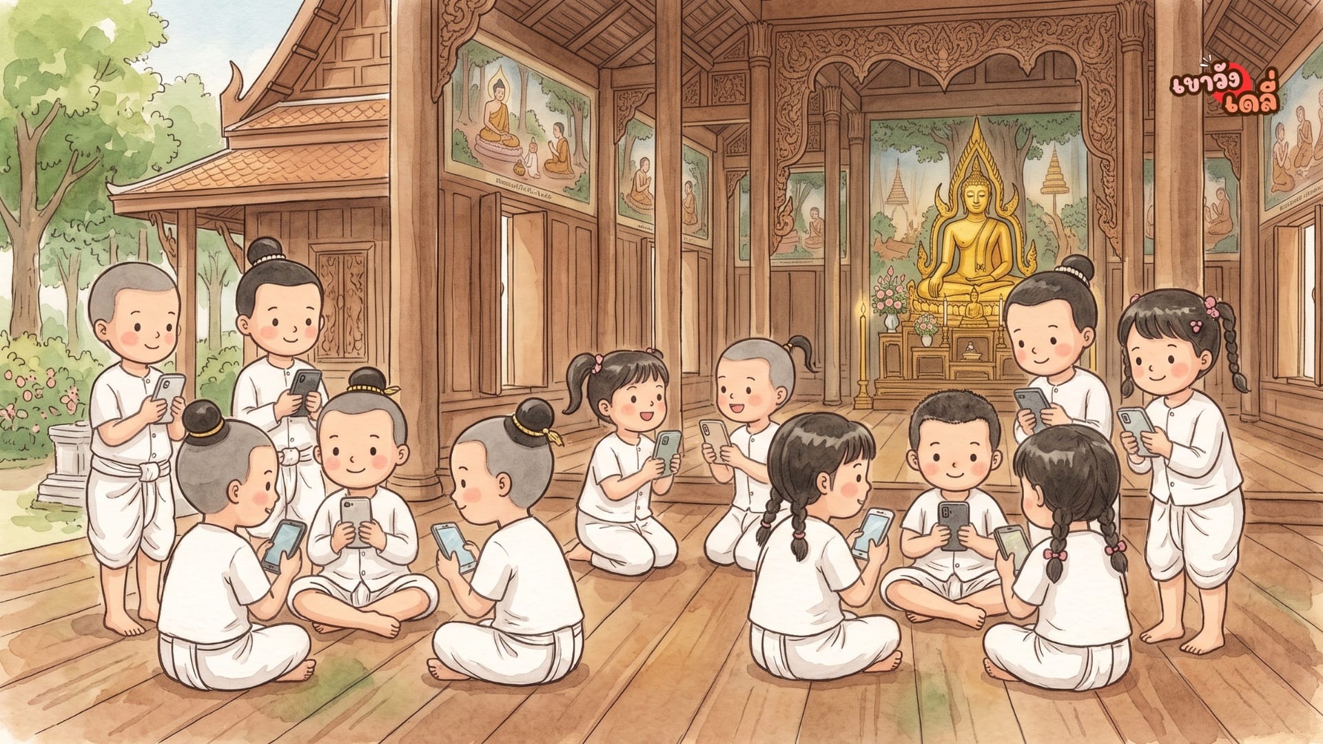 ค่ายธรรมะ vs ลานกิจกรรม