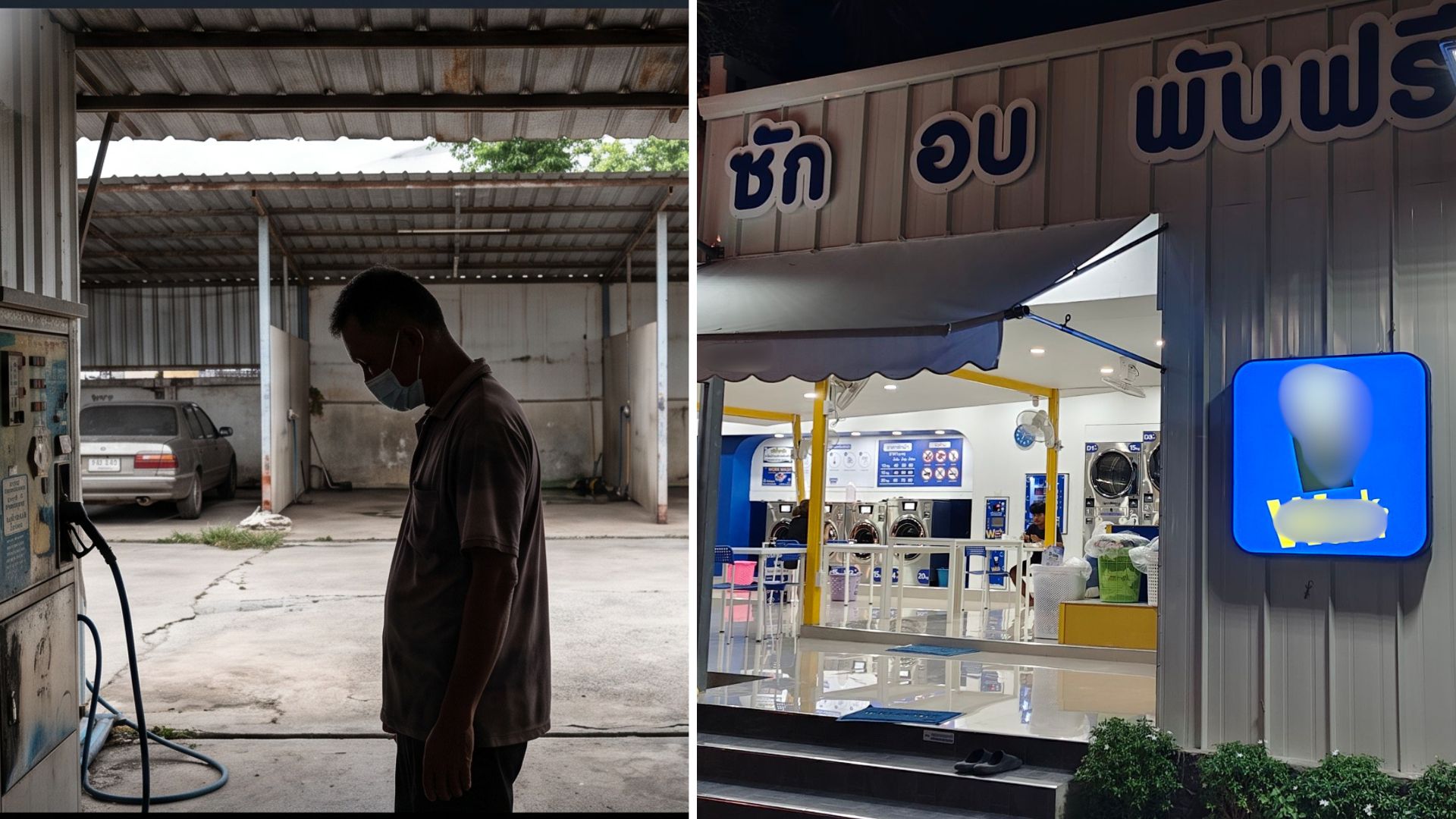 ร้านสะดวกซัก-เพชรบุรี-24-ชม หรือ ตู้ล้างรถหยอดเหรียญ-เมืองเพชร