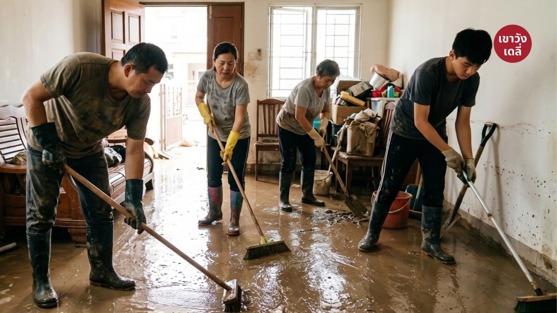 สสจ.เพชรบุรี แนะแนวทาง “รื้อ-ล้าง-ฟื้นฟู” บ้านหลังน้ำลด เน้นตัดไฟ-กันสัตว์มีพิษ ป้องกันโรคระบาด